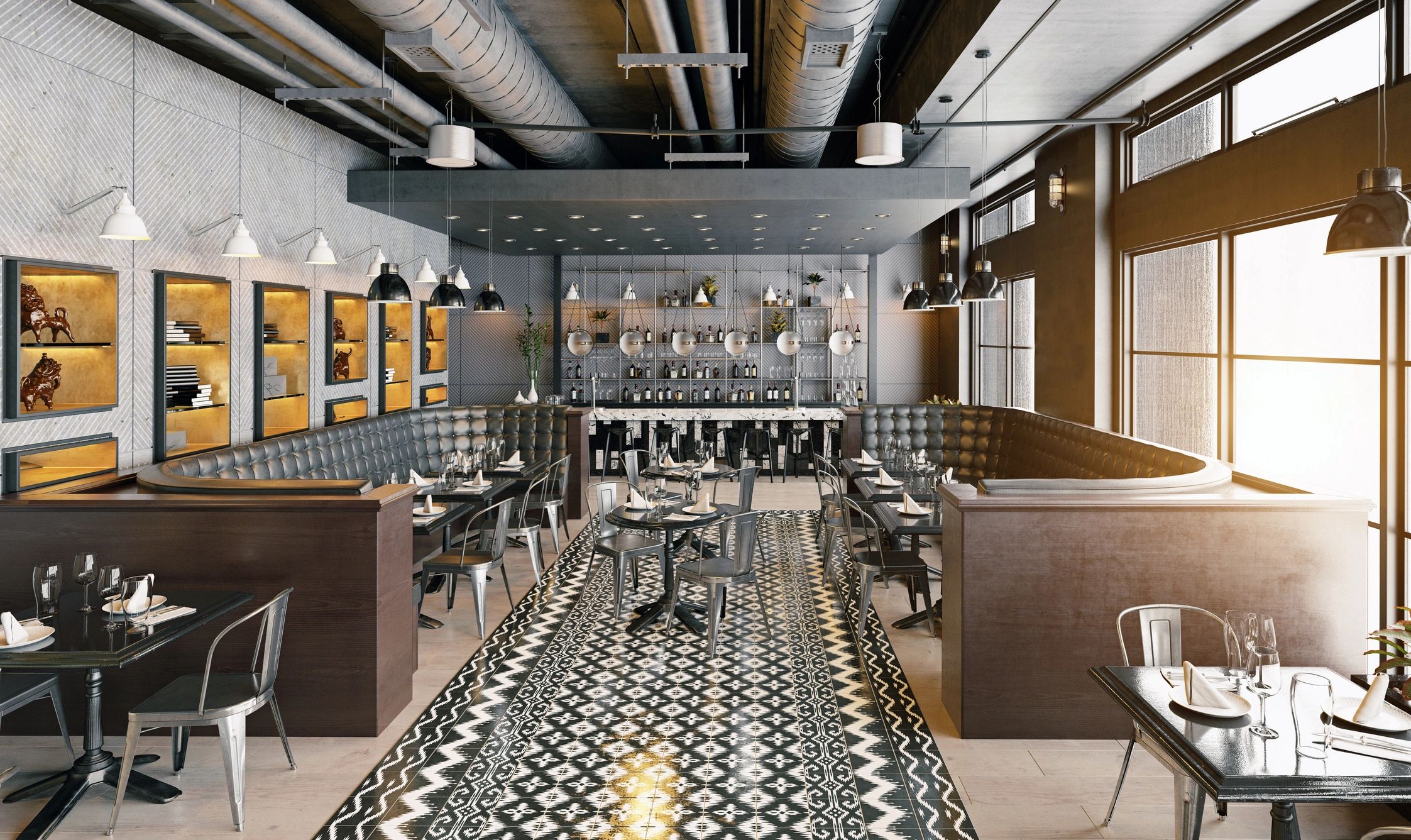 Modern retail-style interior representing planning for the move